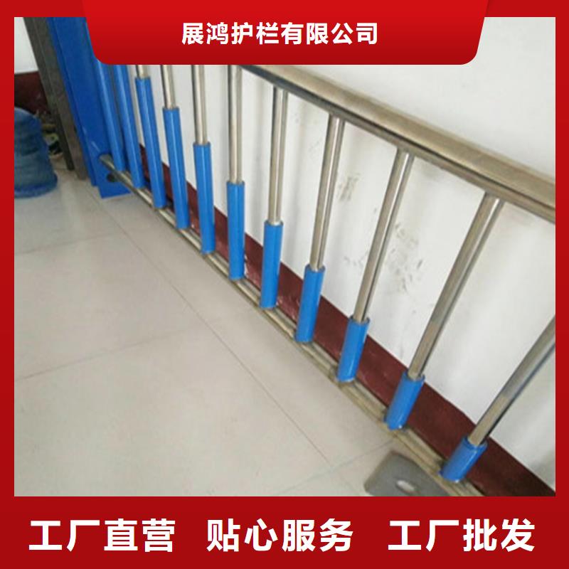广东省河源订购静电喷塑护栏立柱推荐展鸿护栏厂家