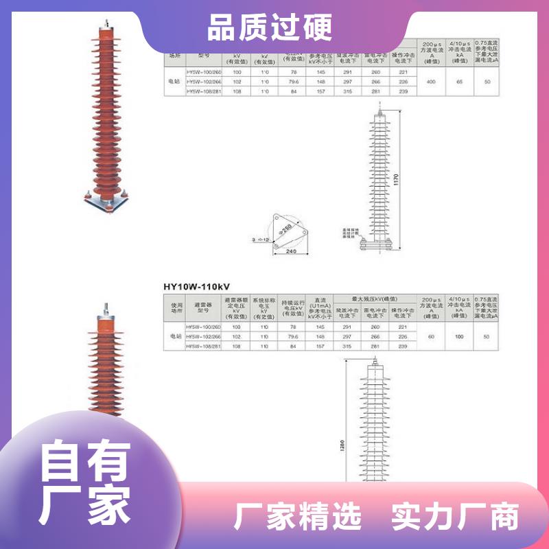 避雷器YH10CX-204/532J浙江羿振电气有限公司