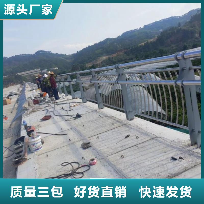 桥梁防撞护栏河堤护栏工程施工案例