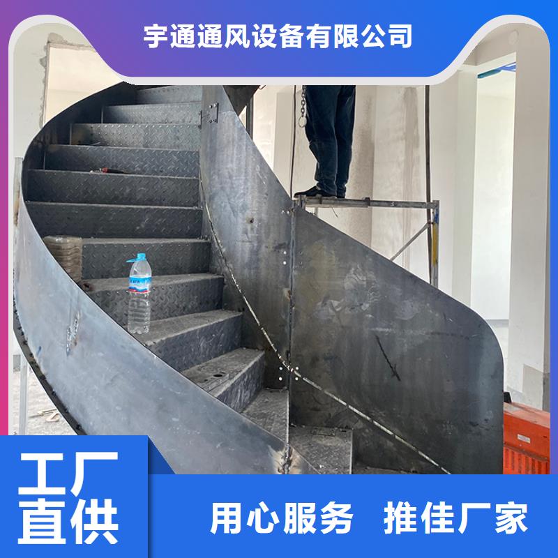 <宇通>郑州市登封市艺术楼梯钢化玻璃扶手