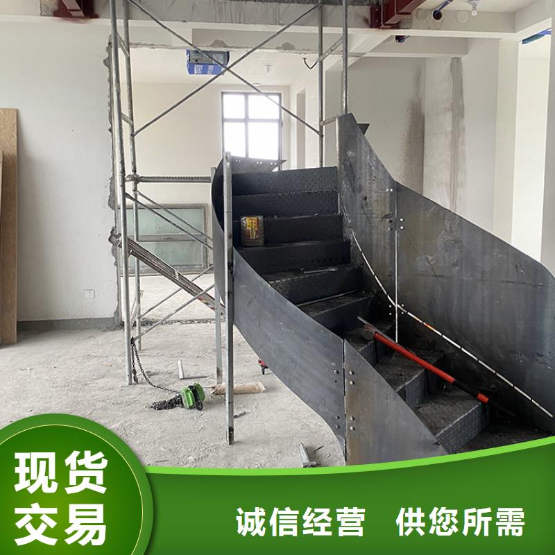 台州市椒江商场工装卷板楼梯款式多样