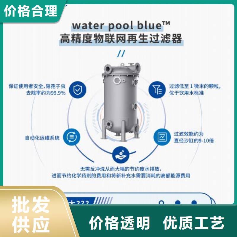 海量货源(水浦蓝)水乐园循环再生介质滤缸