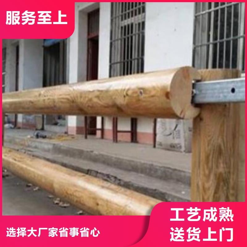 精选优质材料[飞龙]钢背木护栏 桥梁护栏品牌企业
